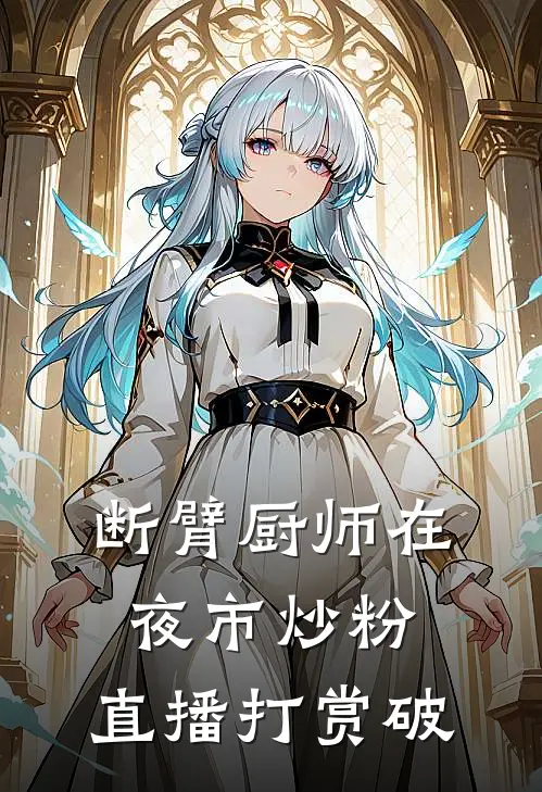 断臂厨师在夜市炒粉，直播打赏破