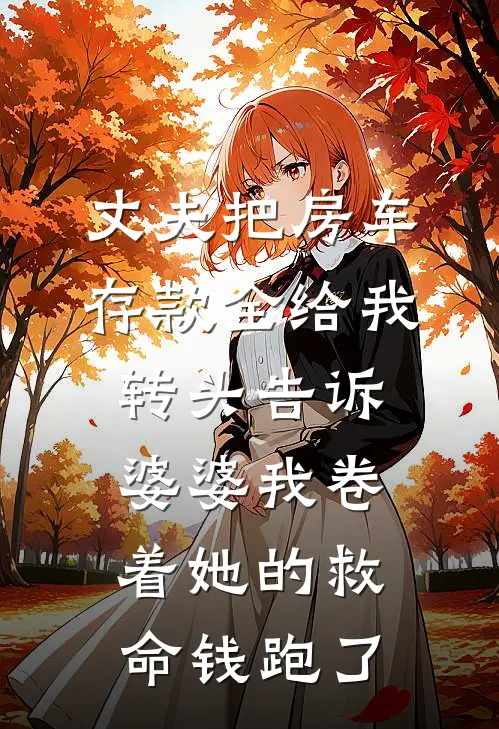 丈夫把房车存款全给我，转头告诉婆婆我卷着她的救命钱跑了