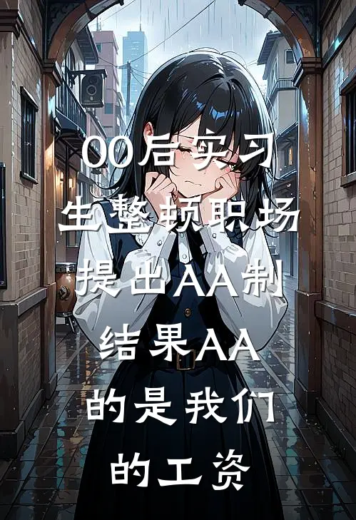 00后实习生整顿职场提出AA制，结果AA的是我们的工资